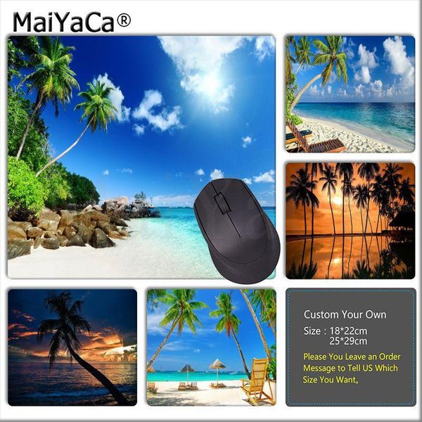 

mouse pads & wrist rests maiyaca designs the beach palm pad gamer play mats smooth writing desk mate gaming