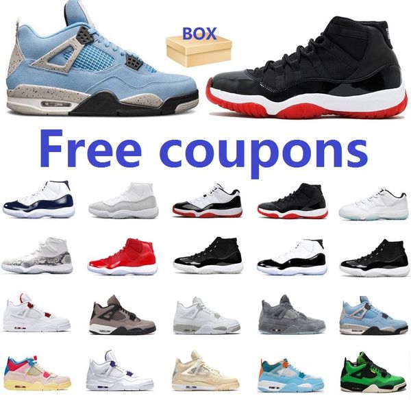 

kaws high 4 4s basketball shoes white oreo black cat university blue bred trainers pure money metallic purple orange pine green alternate 89