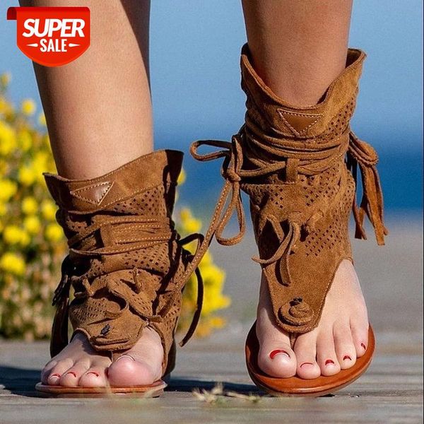 

woman summer sandals casual tassel women shoes female ladies flat retro sandalias plus size #vz8n, Black