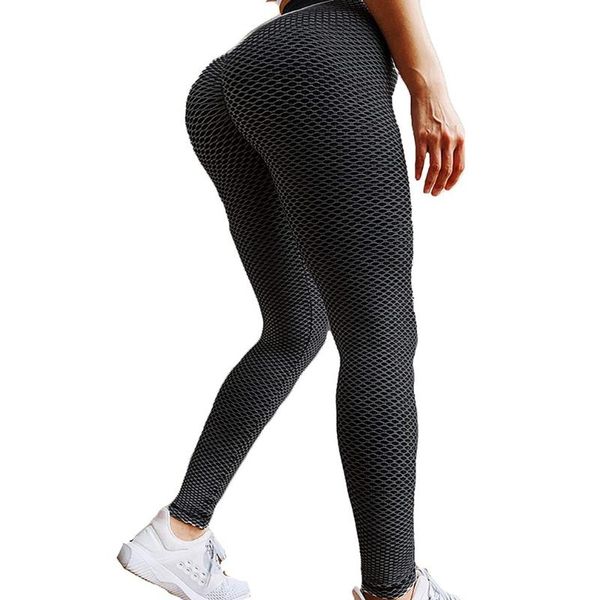 

yoga outfit pants fitness sports leggings jacquard female running trousers high waist tight 2021