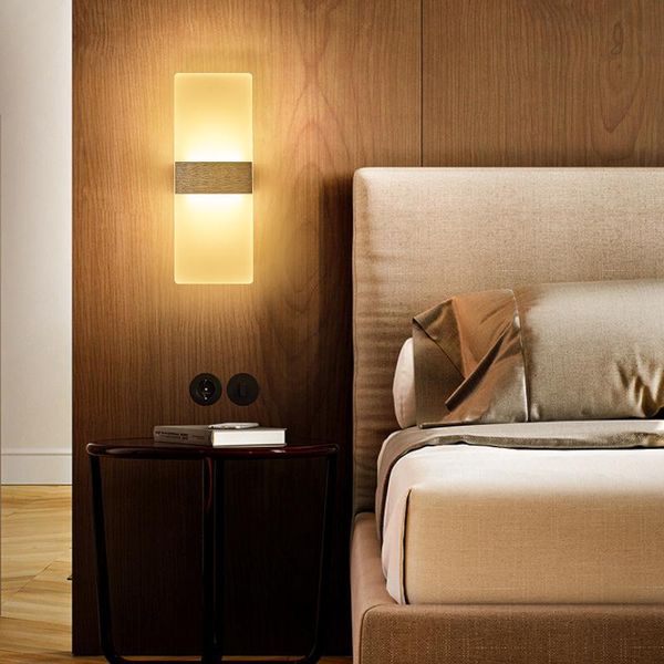 

loft stone crystal bedroom light wall sconce lighting rope aisle bedside espelho lamp