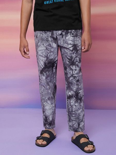 

men knot waist tie dye pants r7ow#, Black