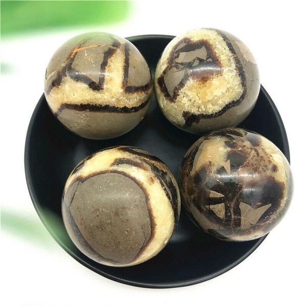

decorative objects & figurines 1pc natural septarium ball septarian quartz crystal sphere balls healing gift decor stones and minerals