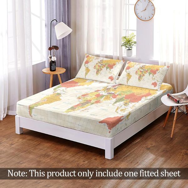 

sheets & sets custom modern elastic band bed sheet 3d print fashion national flag fitted for bedroom home decor queen king