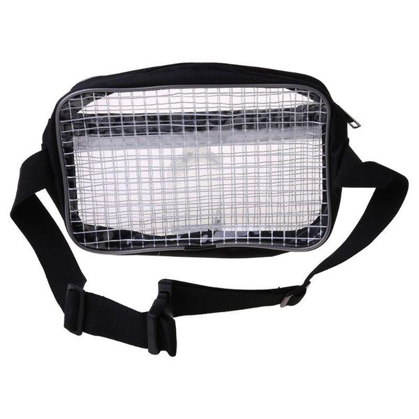 

anti-static cleanroom clear tool bag full cover pvc for engineer waist fanny pack k5da bags