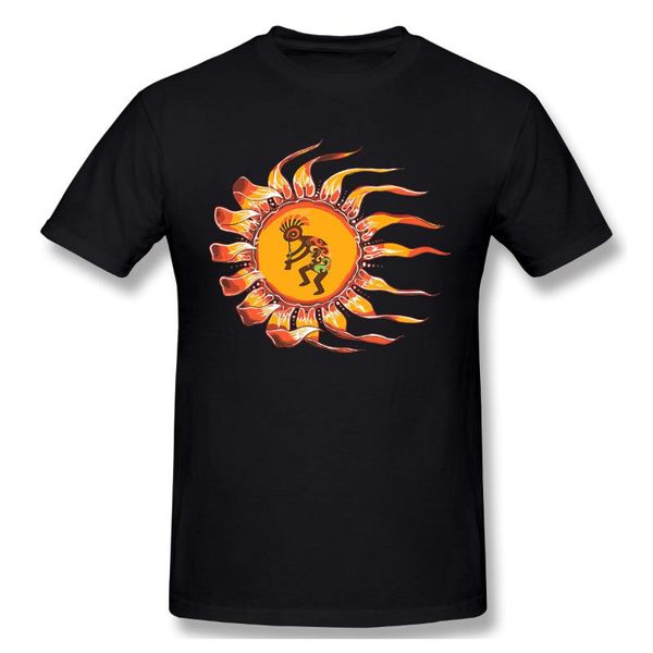 

men's t-shirts kokopelli cave drawing t shirt man woman, White;black
