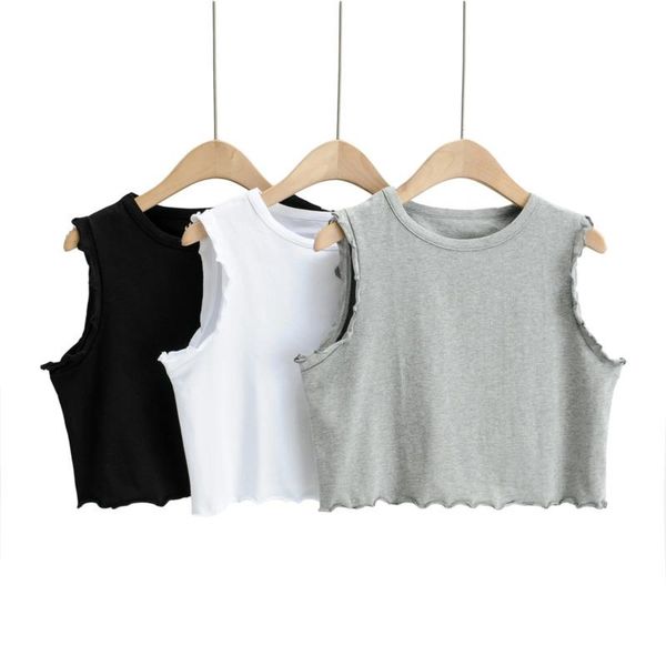 

women's t-shirt tvvovvin solid color loose short edible tree summer sleeveless o-neck pullover zpv9, White