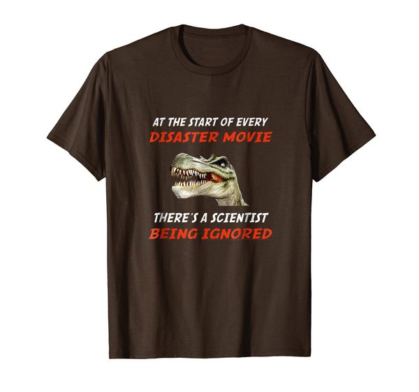 

don't ignore scientists and climate change t-shirt, White;black