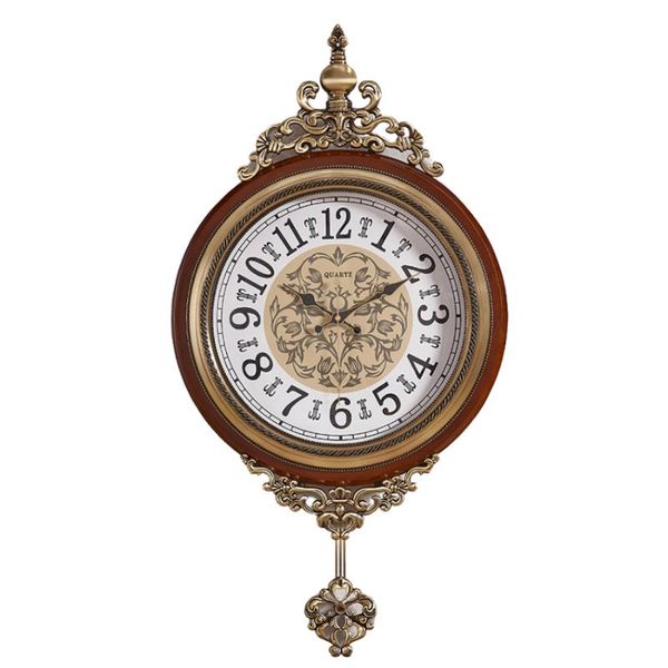 

wall clocks vintage luxury clock silent digital arabic antique classic wooden metal roman numeral wandklok home decor ad50wc