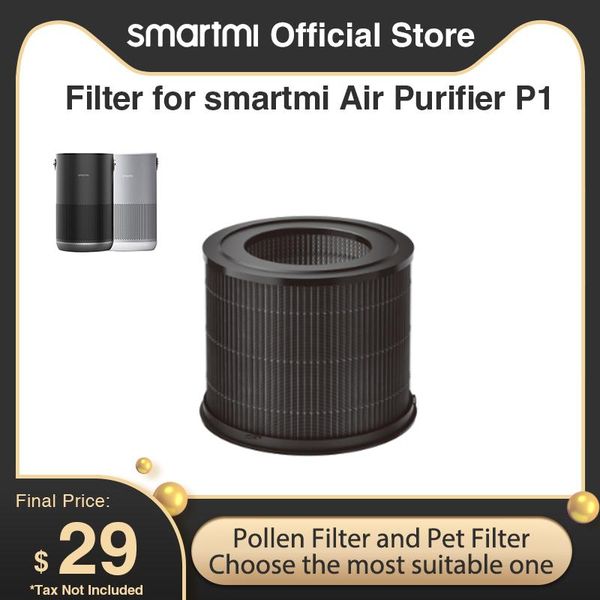 

Air Purifiers Smartmi Purifier P1 Replacement Filter Household Silent Oxygen Supply Cleaner