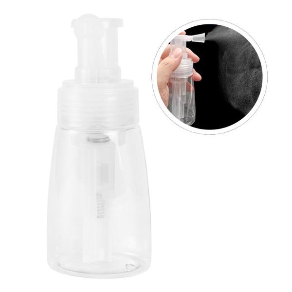 

storage bottles & jars powder spray bottle barbershop portable transparent