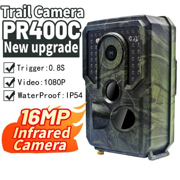 

cameras waterproof outdoor hunting camera 16mp wild animal detector trail hd monitoring infrared heat sensing night vision