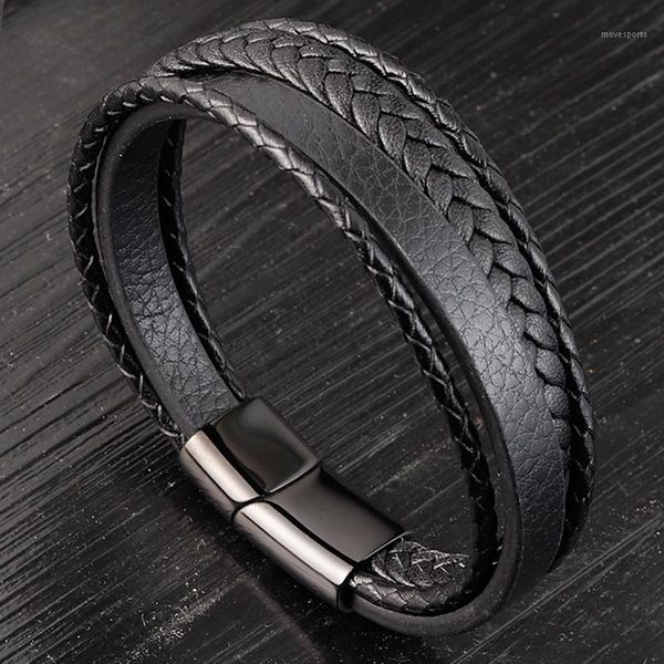 

charm bracelets charming jewelry different designs geometric pattern multi-layers genuine leather bracelet for men fashion gift1, Golden;silver