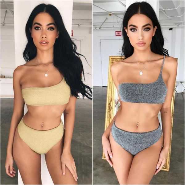 

women's swimwear swimsuit women bikini 2021 hollow set bathing suit push up summer beachwear maillot de bain, White;black