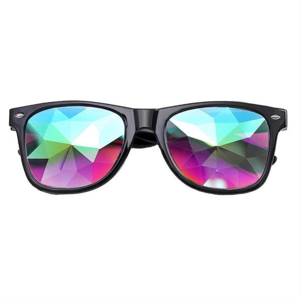 

glasses kaleidoscope rainbow edm rave lamp diffraction festival edge cut beetle eye for children's day ey465
