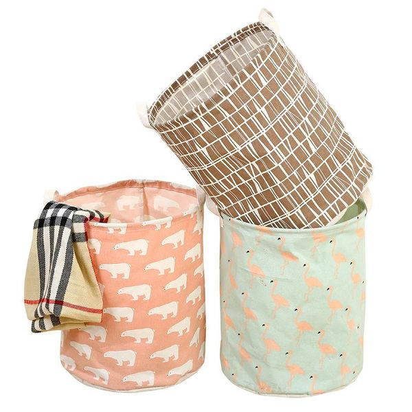 

laundry bags foldable basket clothing kids toy large capacity storage waterproof home sundries sorting organizer with handles