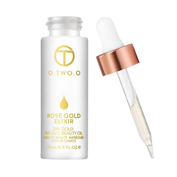 

storage bottles & jars o.two.o 24k rose gold elixir skin make up oil face essential before primer foundation moisturizing