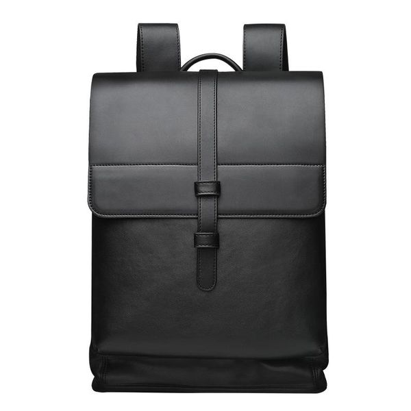 

backpack men's pu leather shoulder bag business fashion high-capacity travel casua16 inch laprucksack