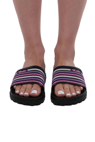 

slippers calx striped female 1139 | black 38