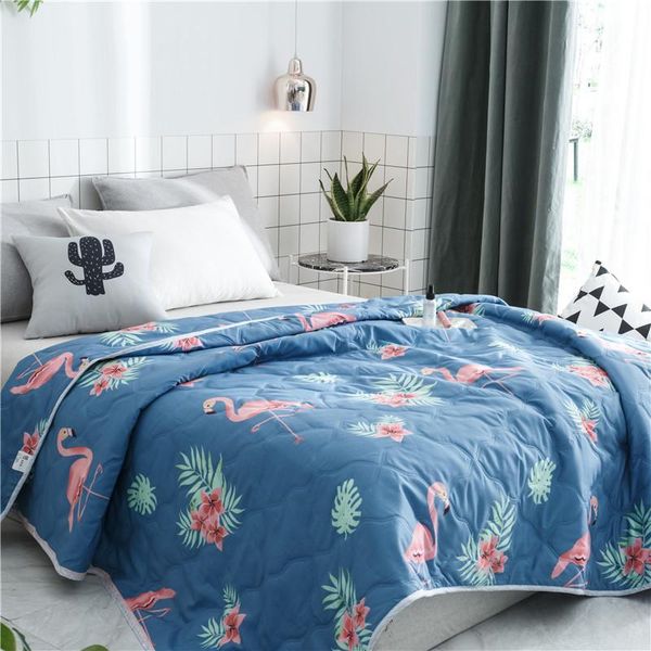 

comforters & sets 45 bedding flamingo summer quilt blankets cartoon comforter bed cover quilting home textiles suitable for adults kids