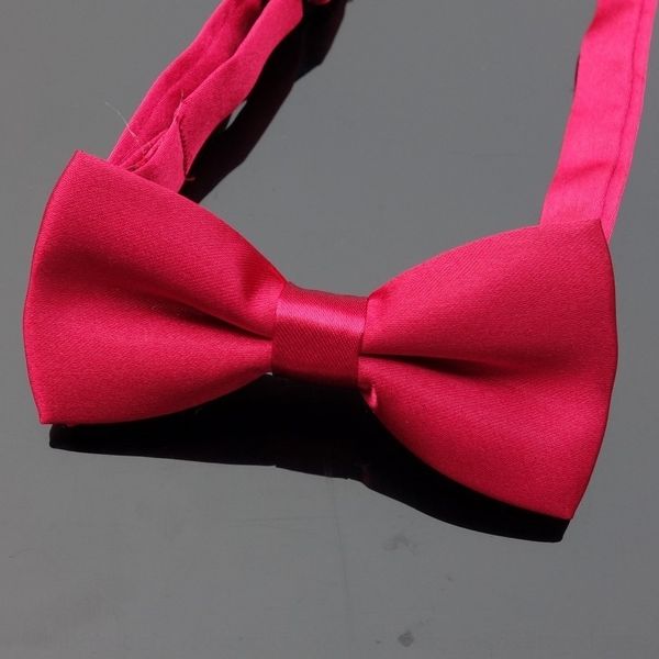 

3EeS 30 color yester silk women 30 color children's pol children's bow ties polyester silk korean fashion baby's bow tie, Black;gray