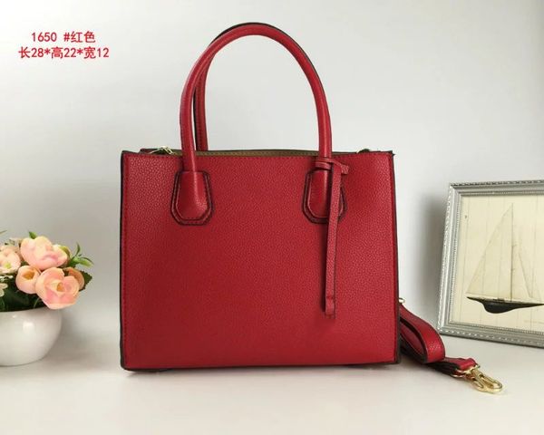 

brand new style european fashion women's one-shouldershopping bags portable litchi pattern foreign trade bag 1650 retro purse