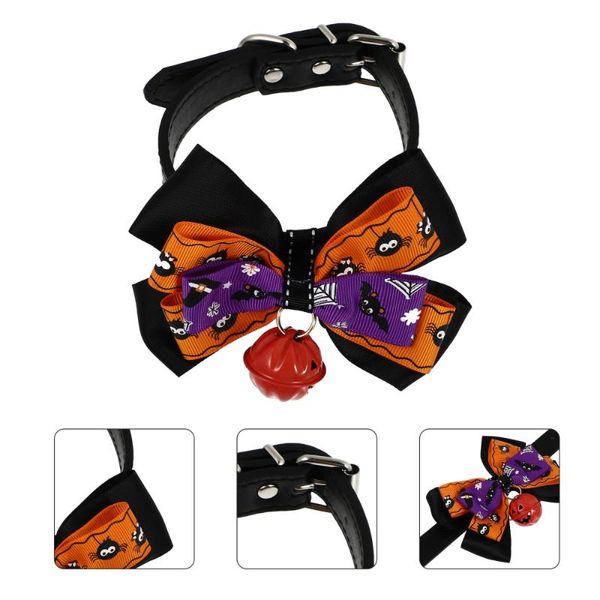 

dog apparel 1pc collar anti-lost cat bell decor pet bow tie