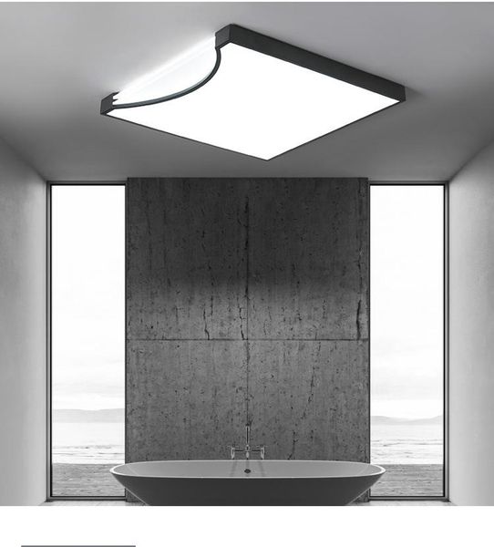 

ceiling lights simple modern bedroom lamp square led ultra-thin restaurant room study creative