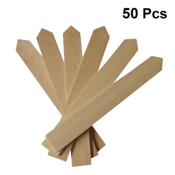 

other garden supplies 50pcs wooden plant labels nursery markers stakes tags