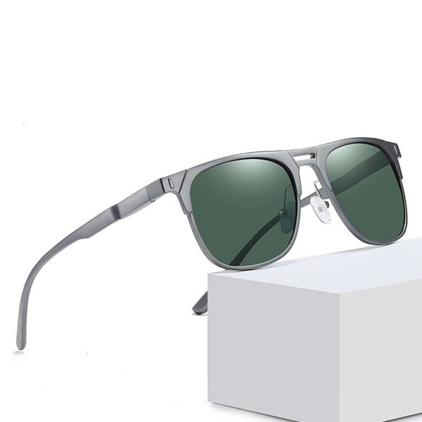 

highend accessories supply square mirror tac polarized sun glass aluminum sports mens womens sunglass with uv protection, Black