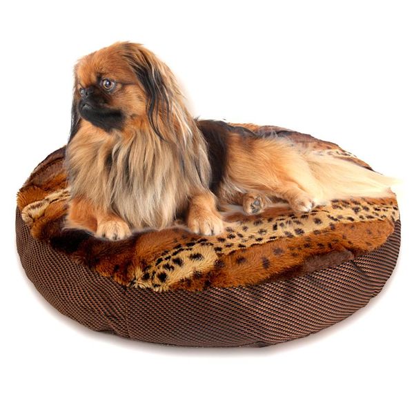 

super soft warm pet bed leopard grain puupy dog cat kennel plush mat house fashion design supplies kennels & pens