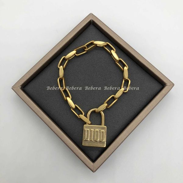

letter necklace punk fashion exaggerated long thick chain lock bracelet black friday online deals accessories black friday