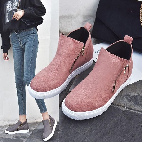 

women leopard low heels retro pu leather ankle boots 2021 women's zip ladies shoes female short plus size 43 nvx373, Black