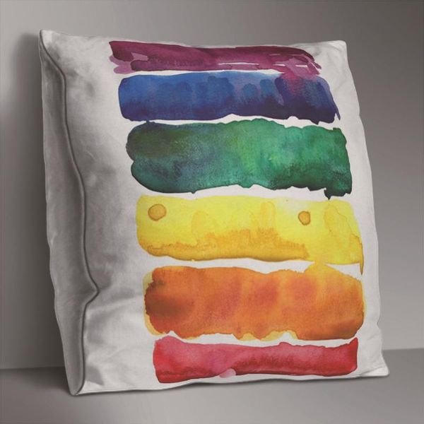 

cushion/decorative pillow cute double side print cushion cover polyester decorative for sofa seat soft throw case 45x45cm home decor