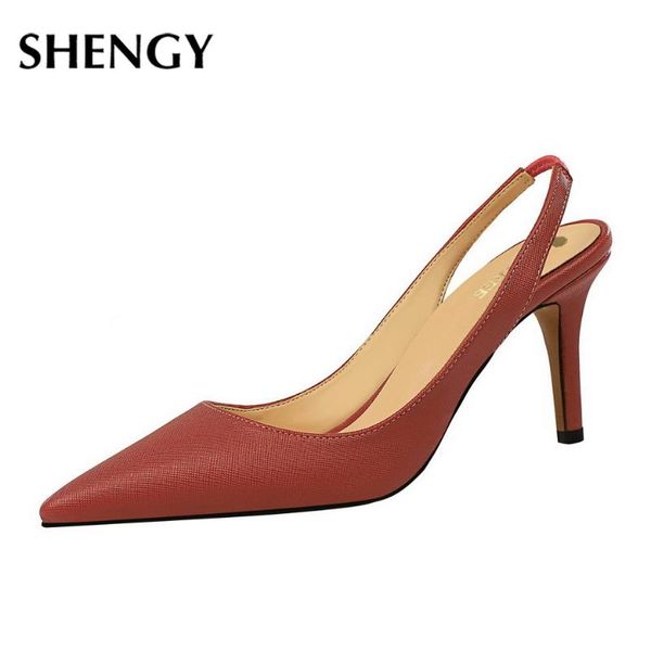 

women office summer sandals thin high heels serpentine pu pumps party shoes dress, Black
