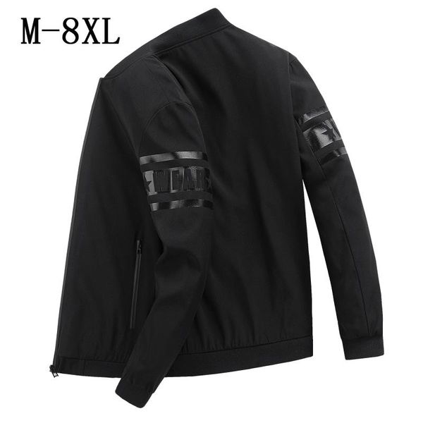 

men's jackets 2021 jacket men fashion casual loose mens sportswear bomber and coats plus size m- 7xl, Black;brown