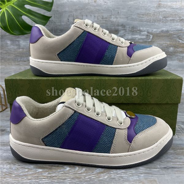

men women casual shoes screener series webbing sneakers green stripes pattern platform leisure shoe scarpe fashion canvas leather lovers dre, Black