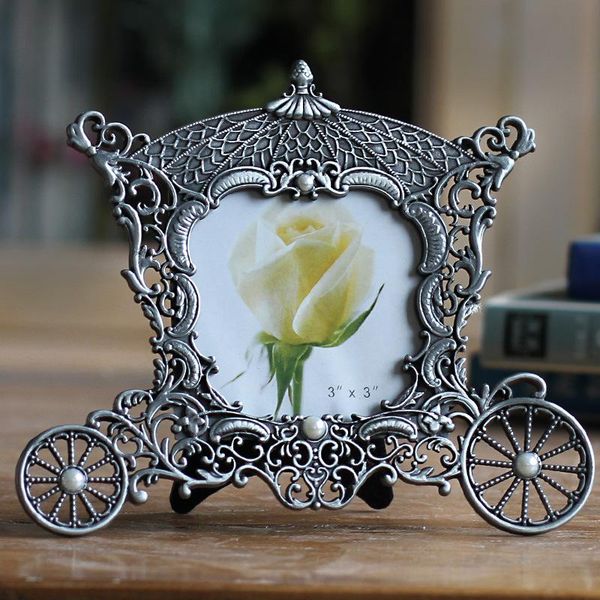

frames and mouldings bronze metal picture frame caravan baby po 3 inch home decoration birthday gifts 2 colors