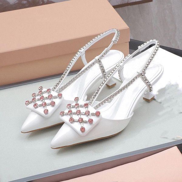 

sandals crystal women's female pointed toe high heels comfortable designer high-quality rhinestone pumps party wedding shoes, Black