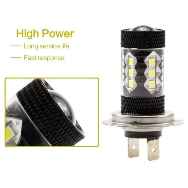 

car headlights high power bulbs parking -proof 12v~24v dc signals 16led steering
