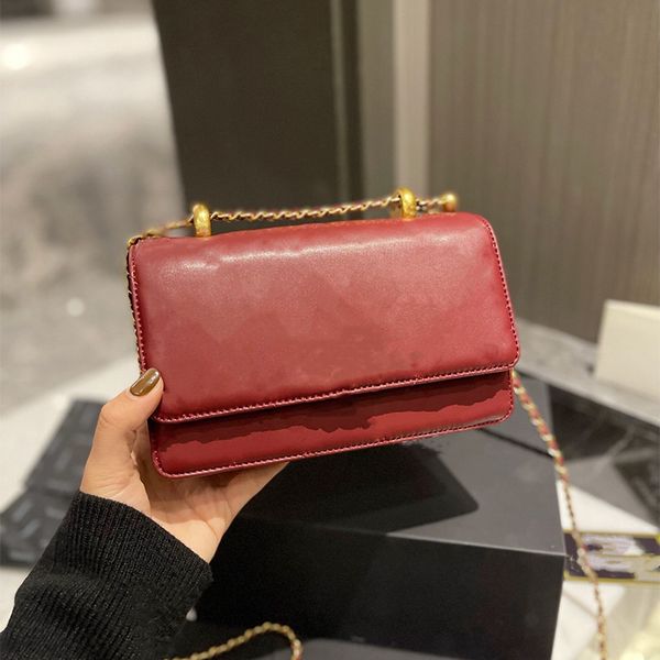 

french women's fashion shoulder bags flap chain quilted outdoor sacoche vintage classic faux designer handbags street wallets messenger