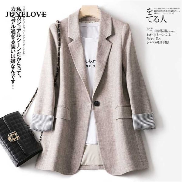 

women blazer elegant business suits spring autumn office lady outerwear female casual blazers jackets 210930, White;black