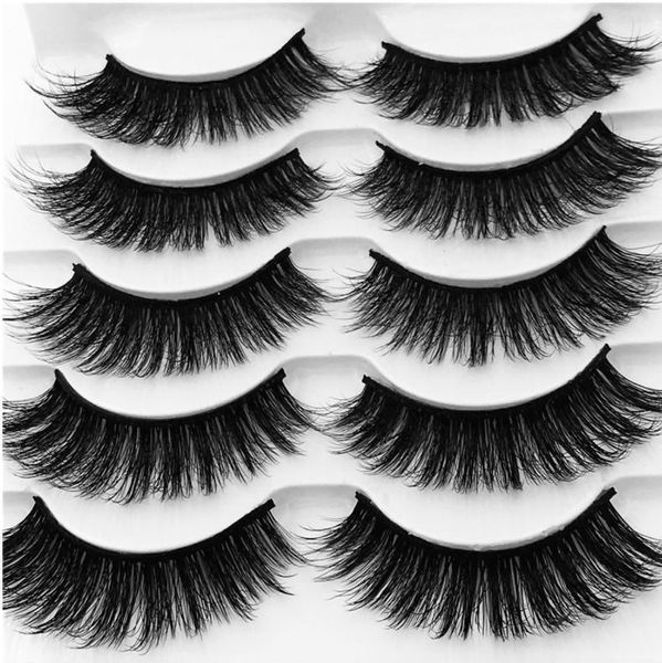 

pairs of eyelashes 3d mink thick striped soft g8301