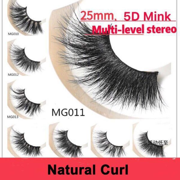 

25mm mink eyelash thick long natual fund 3d false eyelashes soft three-dimensional messy crossing eyelashes1