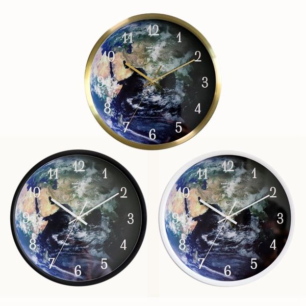 

wall clocks geekcook luminous clock modern design voice control silent night lights led glowing living room decor