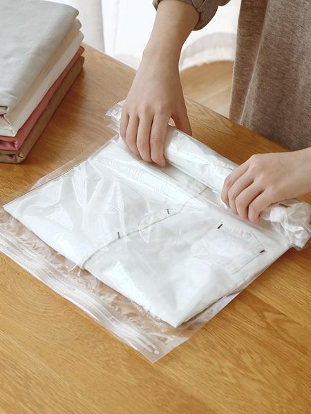 

storage bags travel hand-rolled vacuum compression packed luggage-pumping equipment dedicated artifact