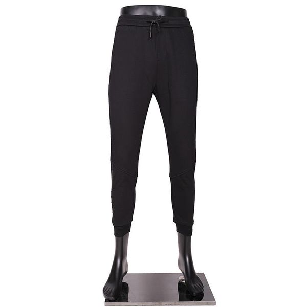 

pants men casual elastic long trousers male cotton lattice black work pant men's autumn large size 30-44