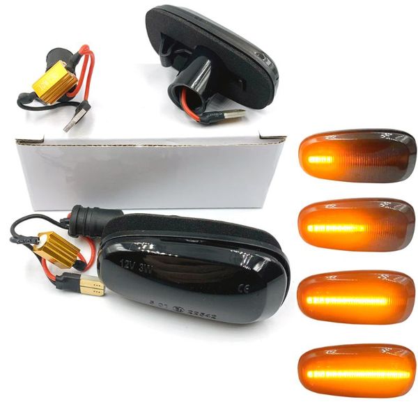 

sequential blinke flowing led dynamic turn signal light for zafira a 1999-2005 astra g 1998-2009 side marker emergency lights