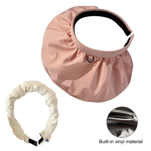 

wide brim hats summer for women empty shell shape sun hat korean fashion sunshade sunscreen protection beach ladies, Blue;gray