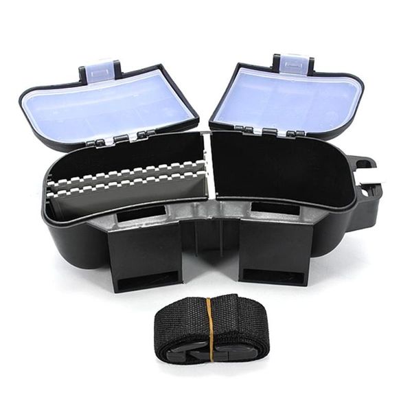 

fishing accessories bait box waist hanging tackle storage lures baits spoons hooks reels bag belt